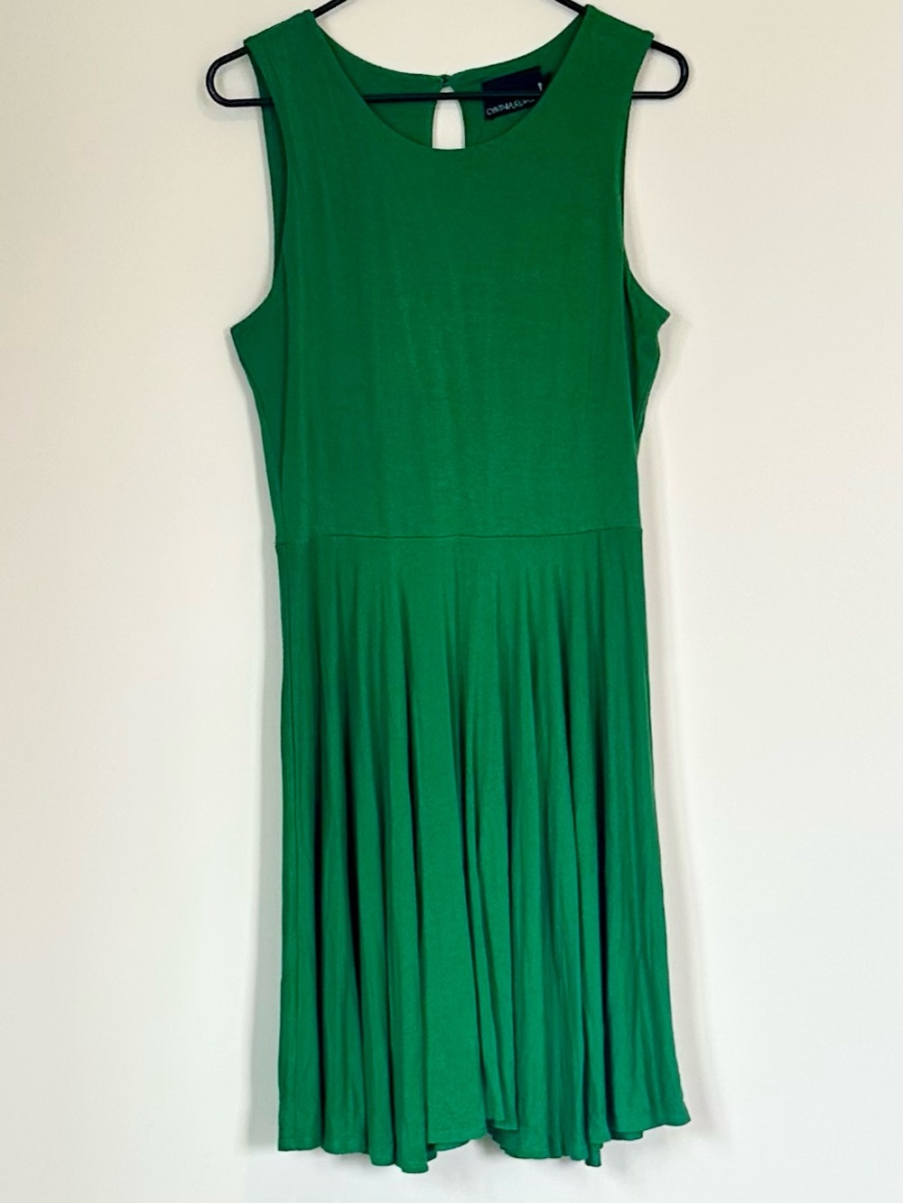 Cynthia Rowley Emerald Green Sleeveless Midi Dress - Size: Large